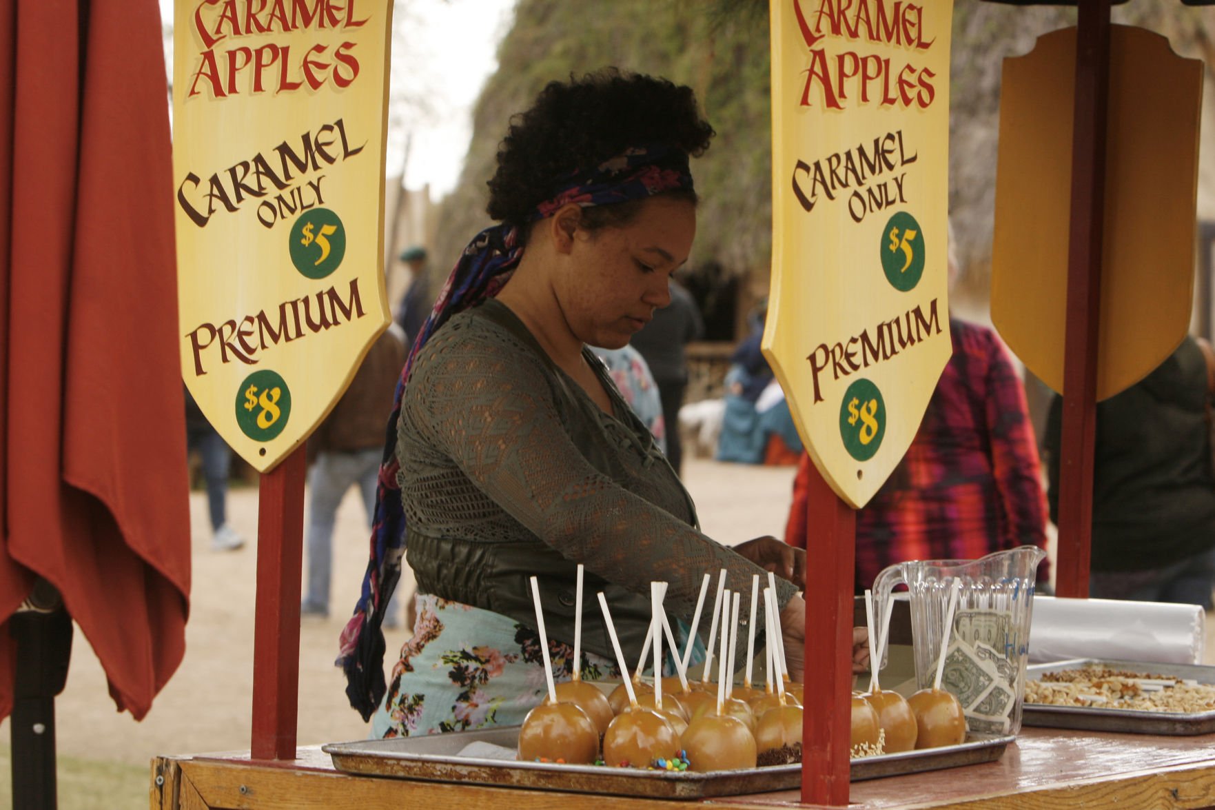 Arizona Renaissance Festival candy apples